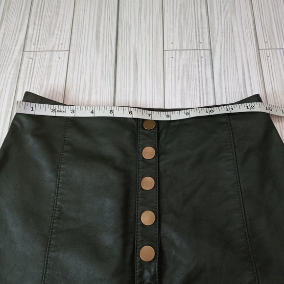 Free People Vegan Leather Mini Skirt - Picture 7 of 10